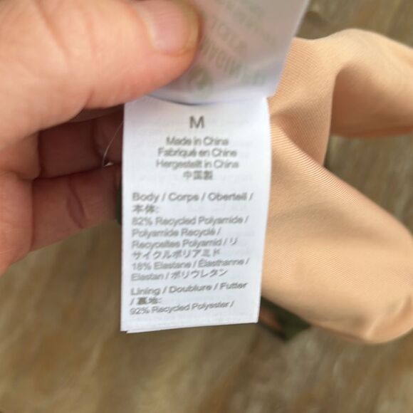 J Crew Curved Waist Bikini Bottom Medium Green‎ - Picture 6 of 9